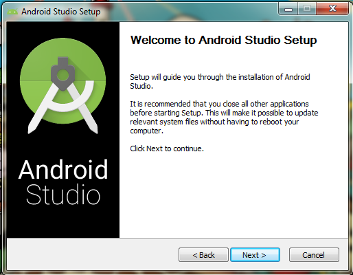 Android studio setup 1
